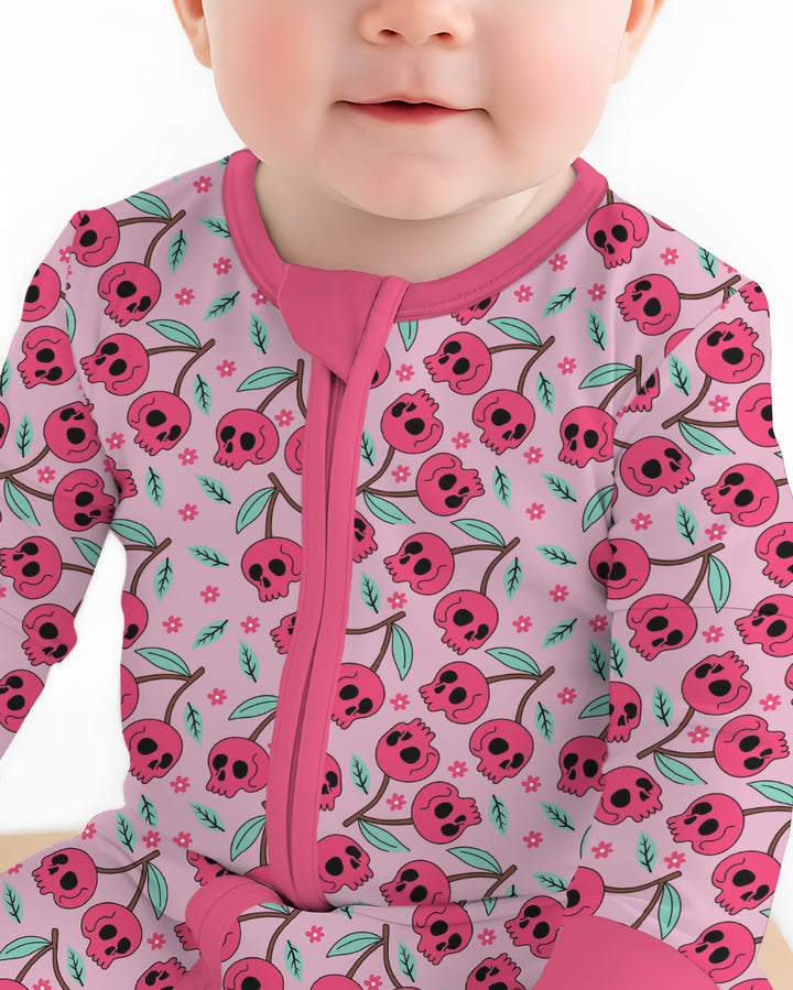 Halloween Cherry Skull Bamboo Convertible Zippy