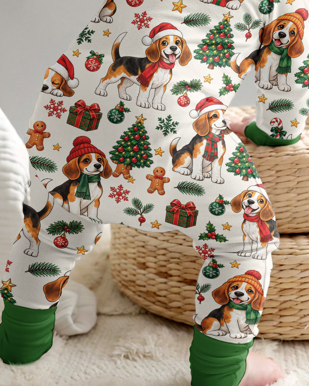Santa Paws Beagle Bamboo Convertible Zippy