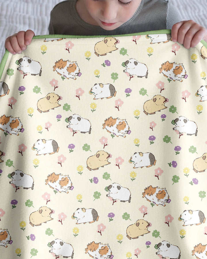 Guinea Pig Garden Bamboo Blanket