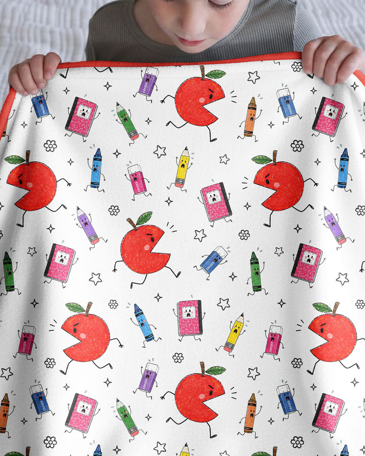 Back To School Chasing Bamboo Blanket