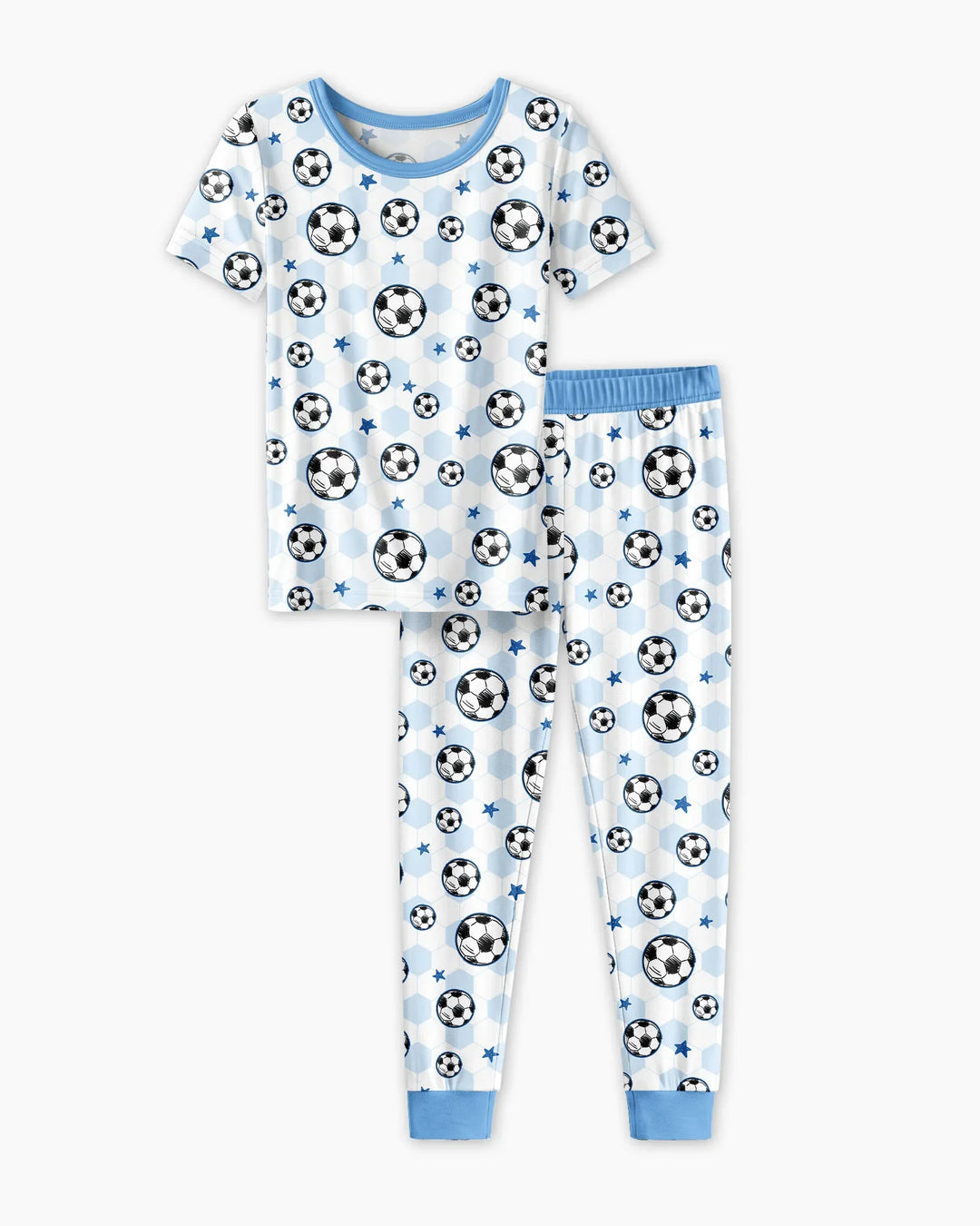 Goal Squad Family Matching Bamboo Two Piece Short Sleeve Pajama Set