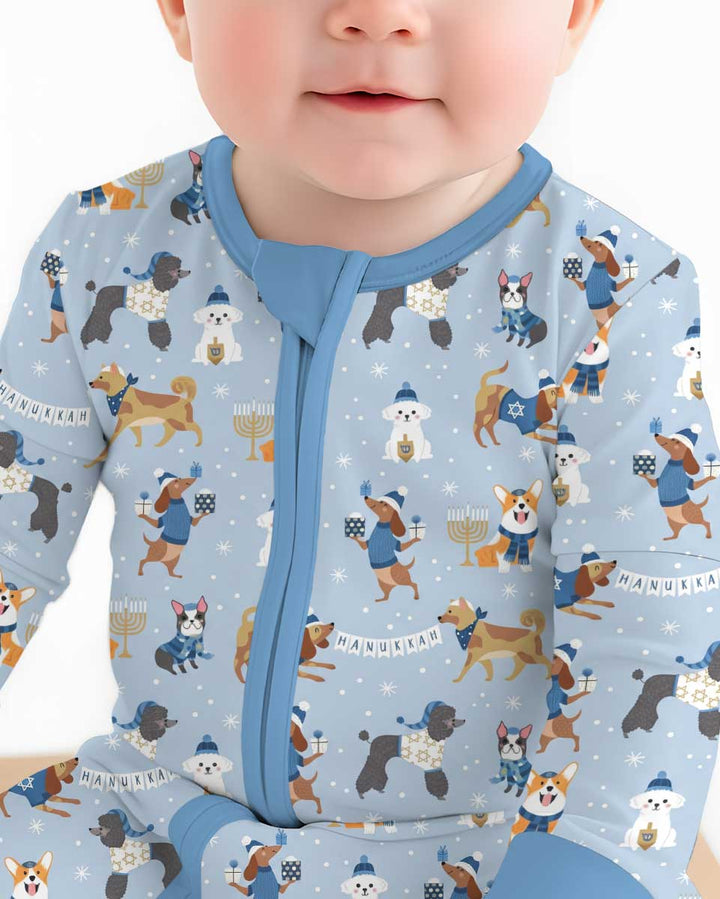 Hanukkah Dogs Bamboo Convertible Zippy