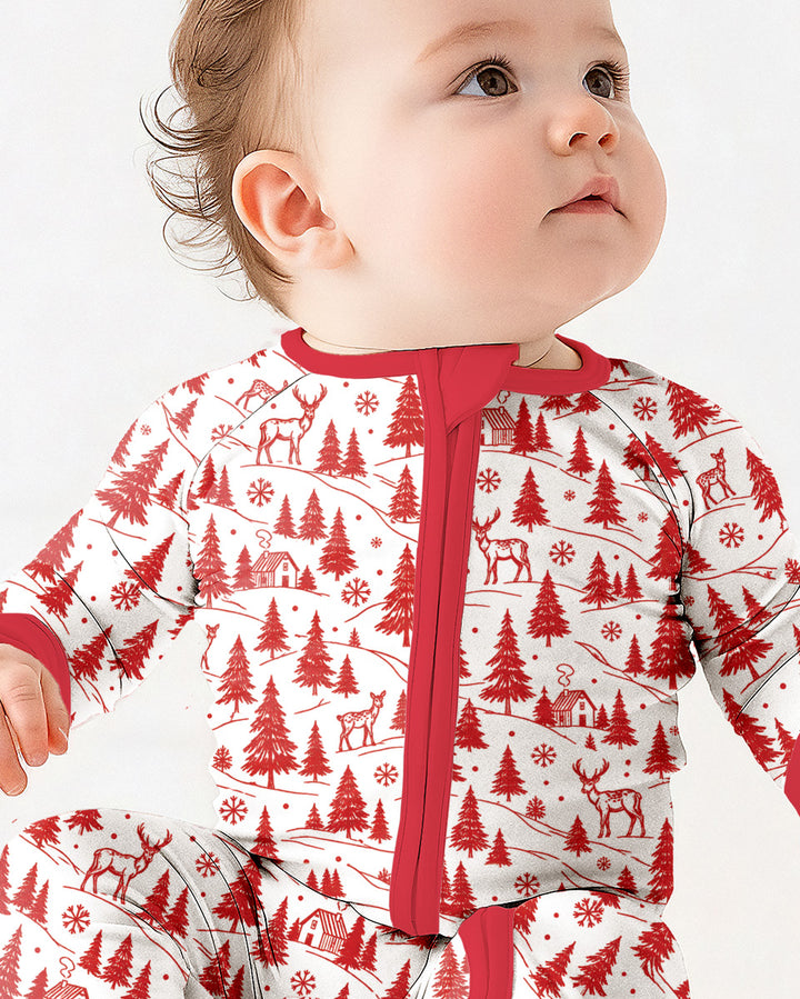 North Pole Train Bamboo Convertible Zippy