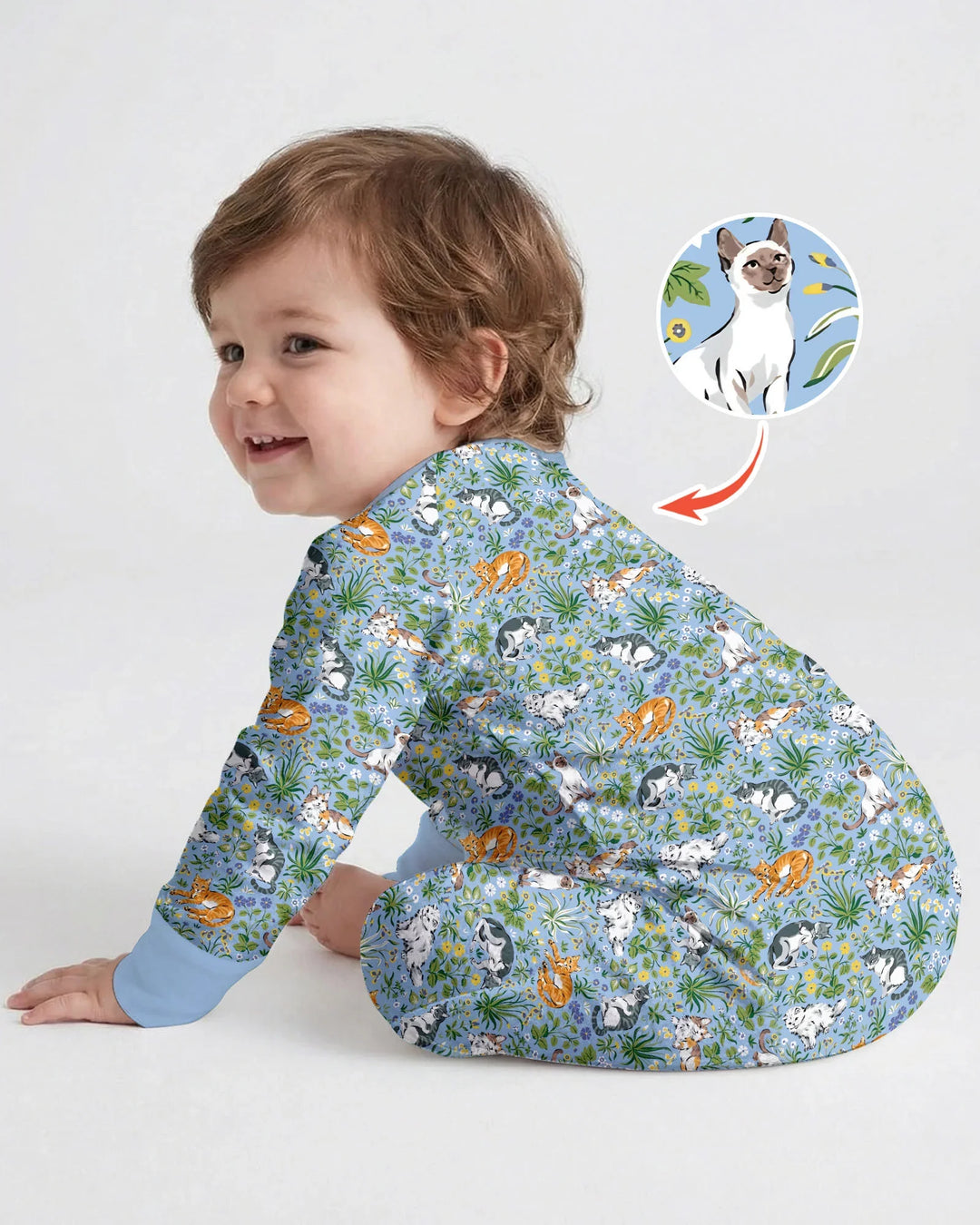 Kitten Garden Family Matching Bamboo Convertible Zippy