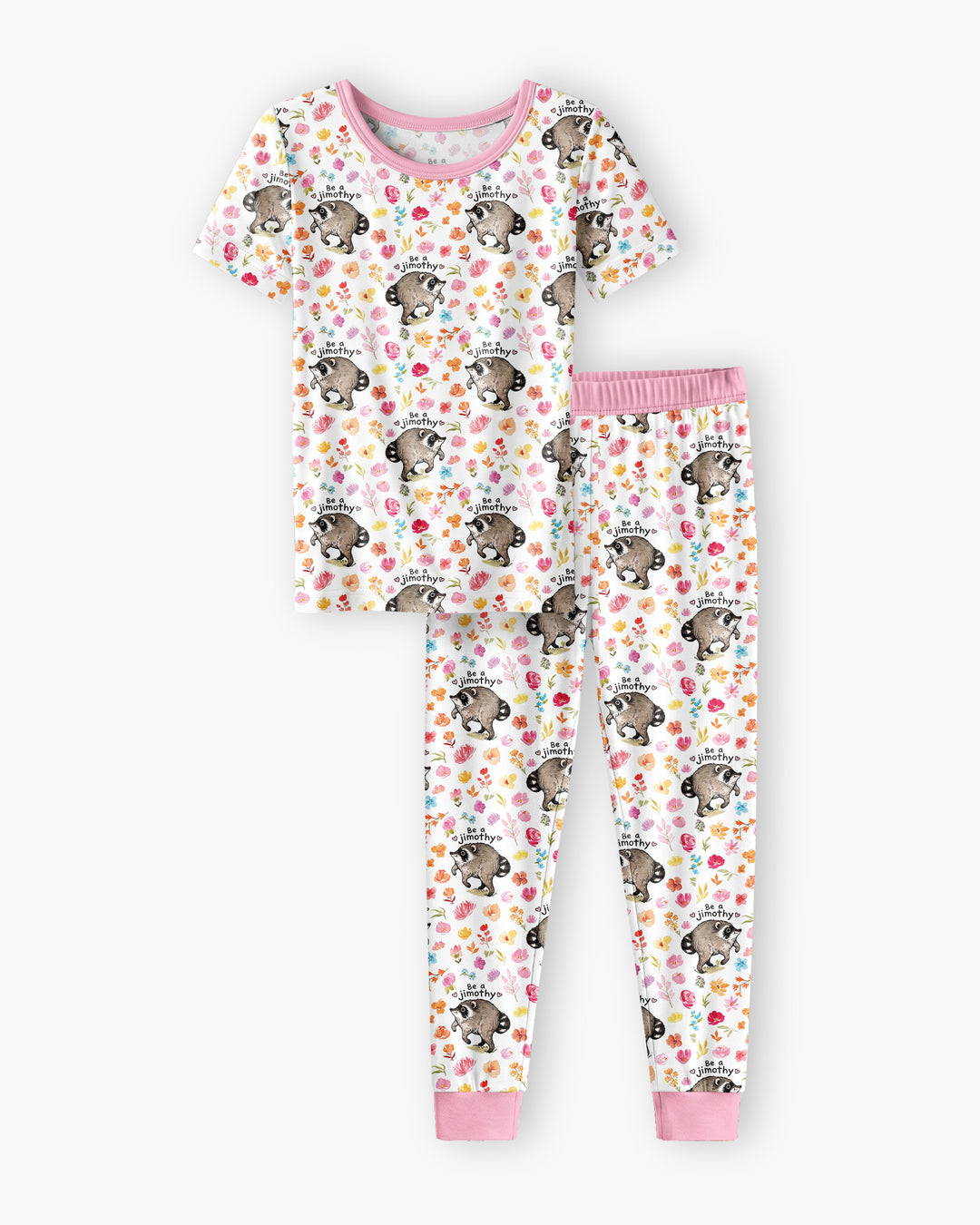 Be A Jimothy Family Matching Bamboo Two Piece Short Sleeve Pajama Set