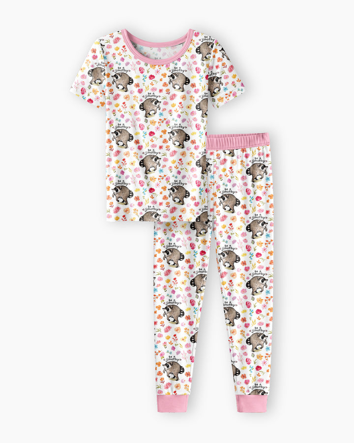 Be A Jimothy Family Matching Bamboo Two Piece Short Sleeve Pajama Set