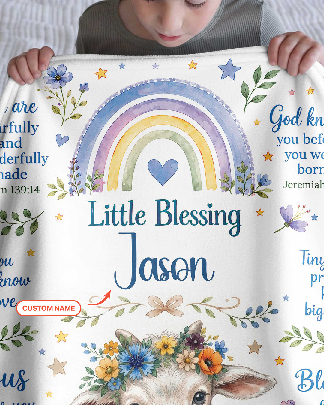 Little Blessing Baby Bamboo Blanket