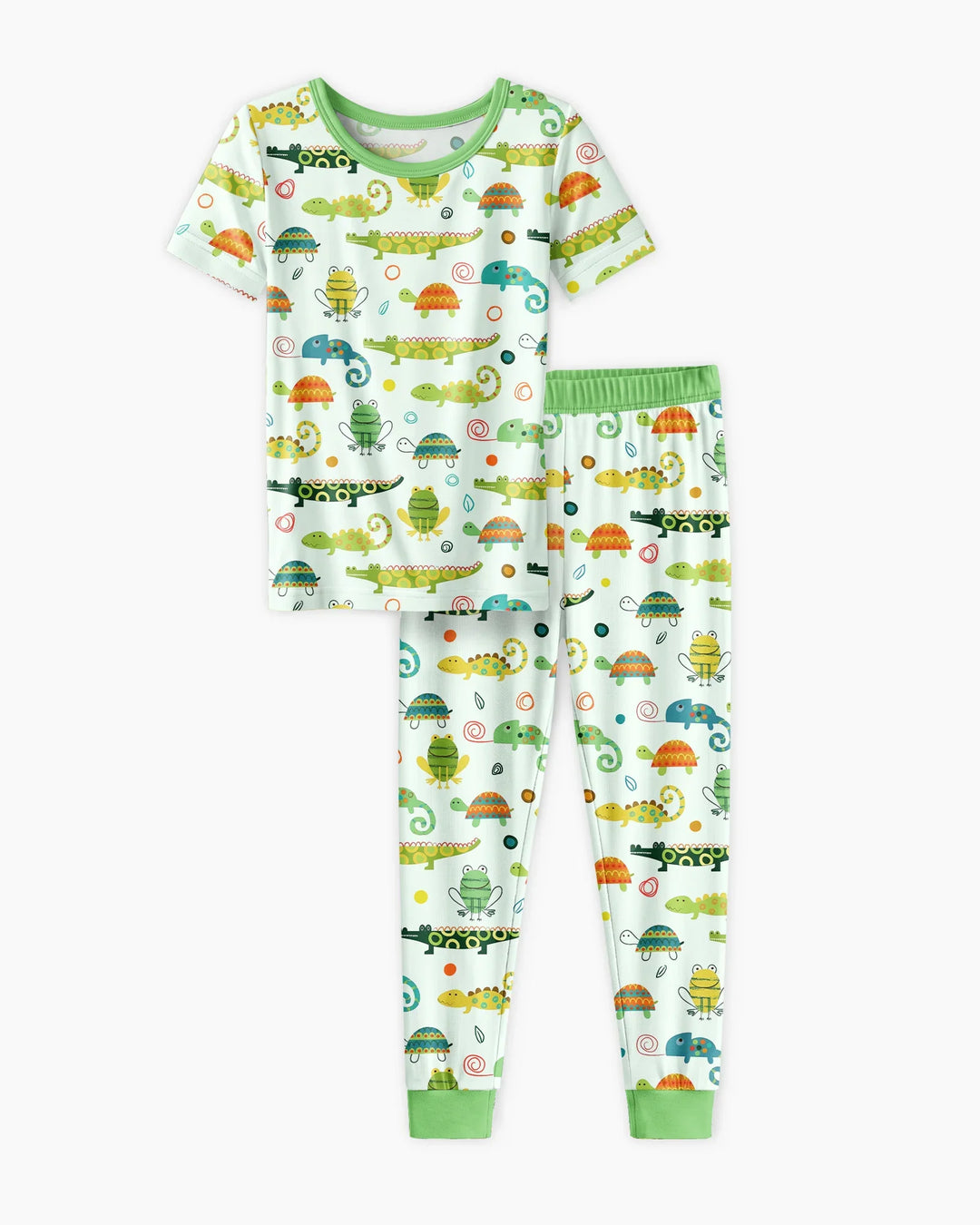 Swamp Buddies Bamboo Two Piece Short Sleeve Pajama Set