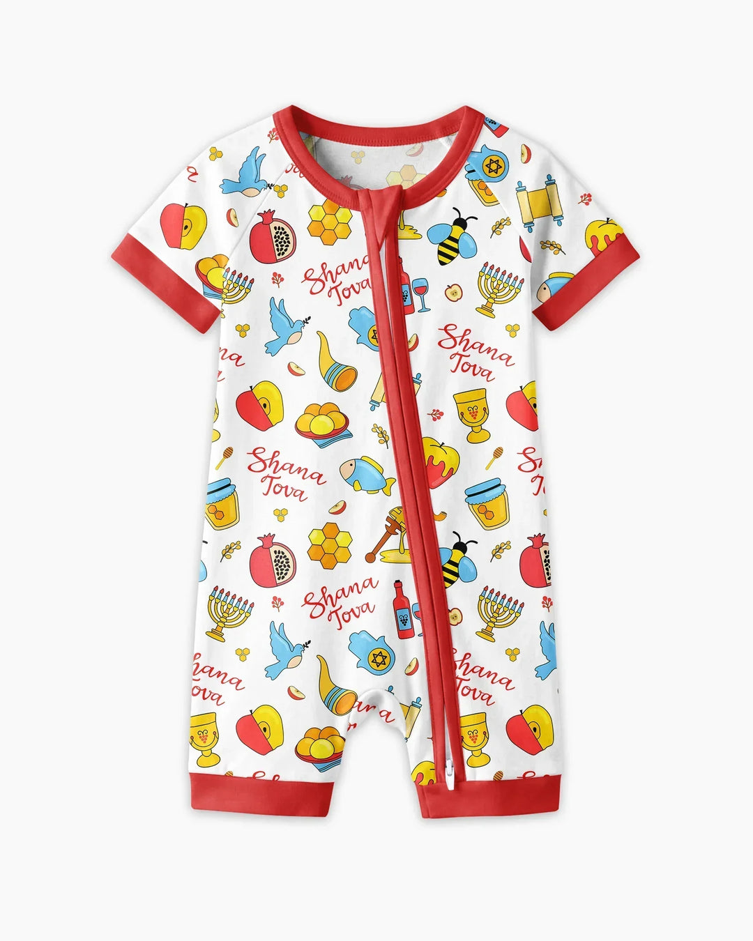 Shanah Tovah U'Metukah Bamboo Shorty Zippy