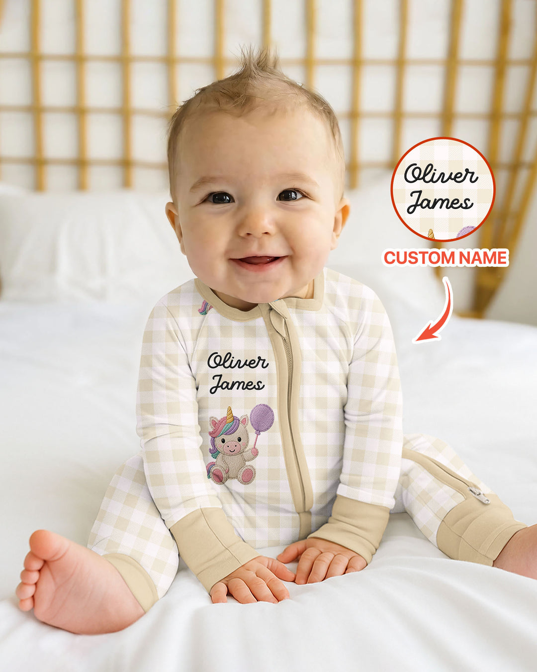 Teddy Bear Baby Bamboo Convertible Zippy