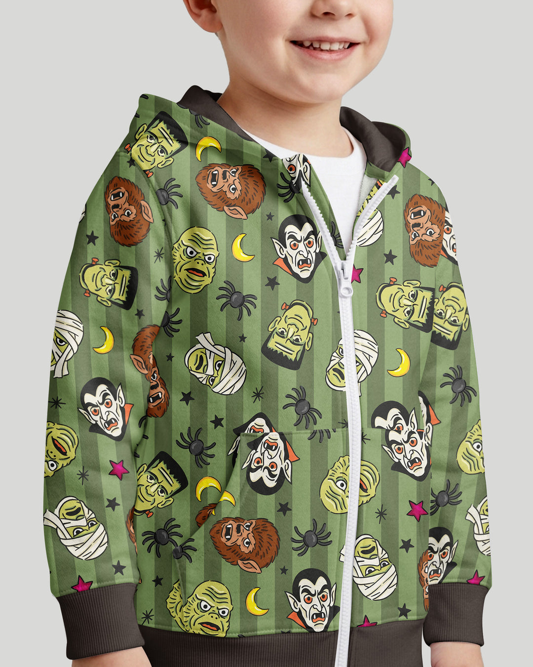 Creepy Crew Family Matching Bamboo Zip Hoodie