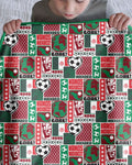 World Soccer Vamos Mexico Bamboo Blanket