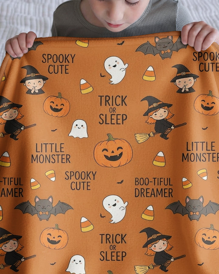 Spooky Cute Dreamer Bamboo Blanket
