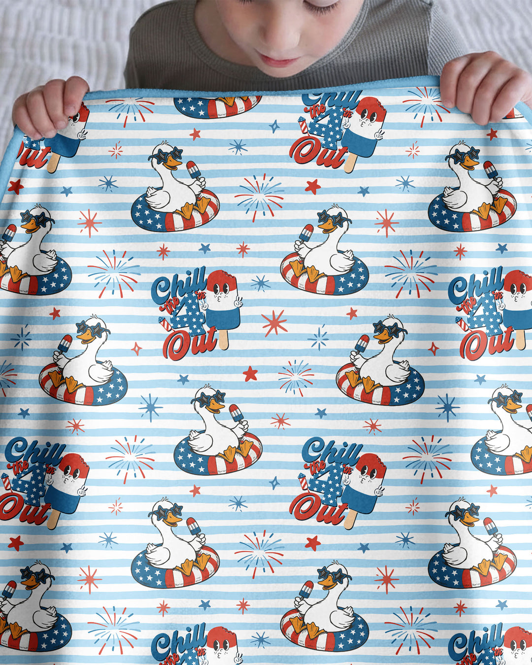 Chill the Fourth Out Bamboo Blanket