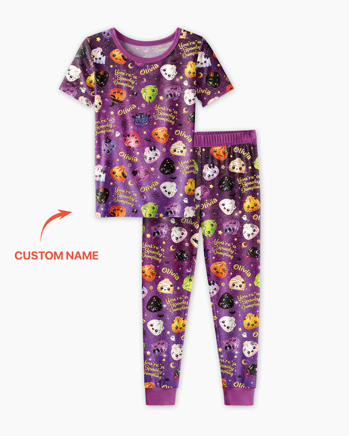 CUSTOM Template Bamboo Two Piece Short Sleeve Pyjamas Set