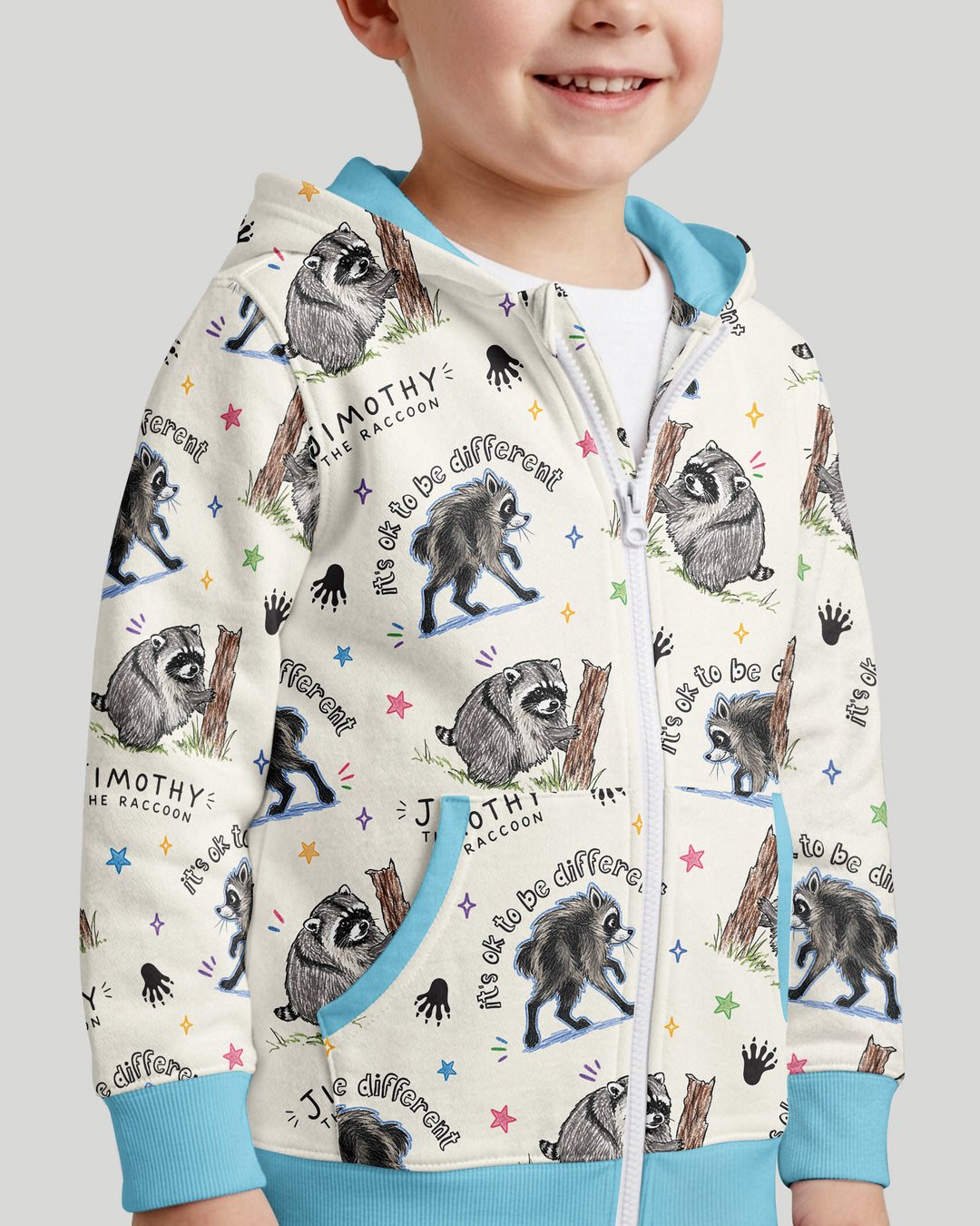 It's Okay to be Jimothy Bamboo Zip Hoodie