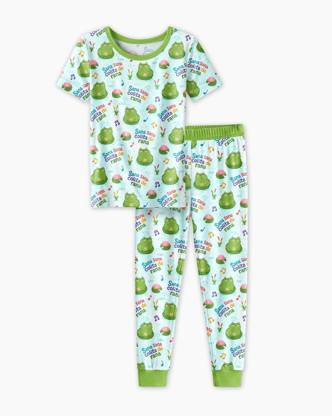 Sana Sana Colita De Rana Bamboo Two Piece Short Sleeve Pajama Set