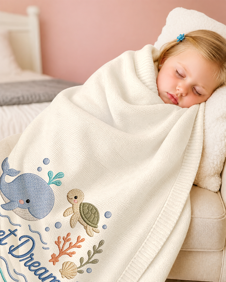 Sweet Dreams Baby Cotton Blanket