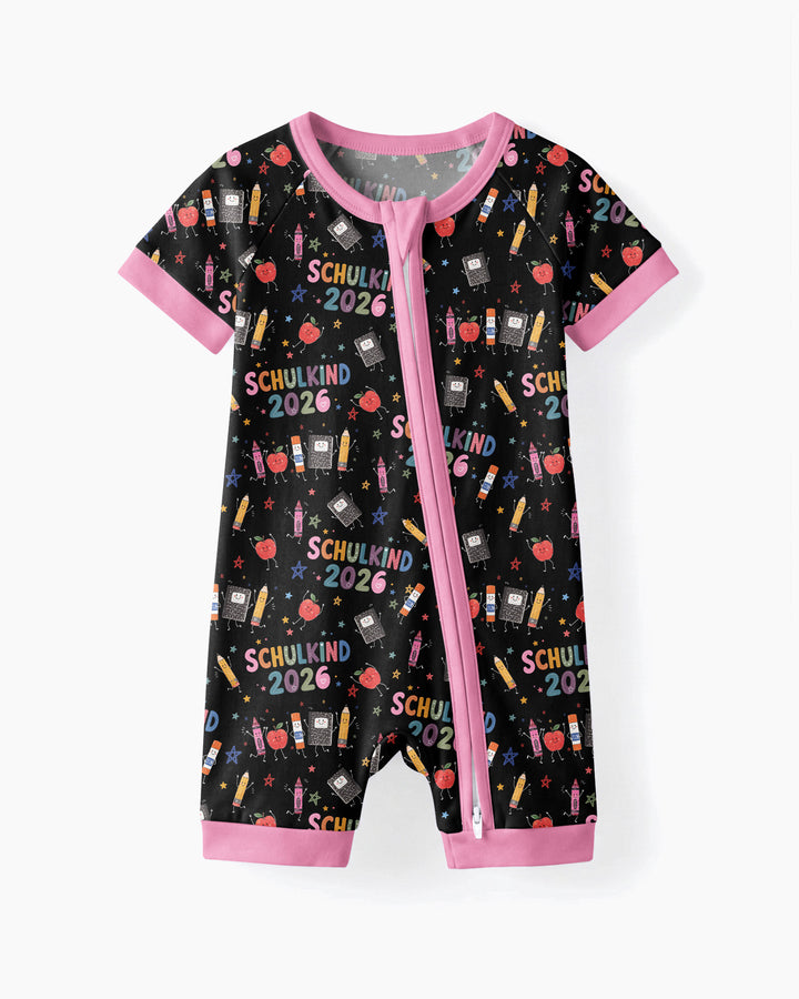 First Day Fun 2026 Bamboo Shorty Zippy