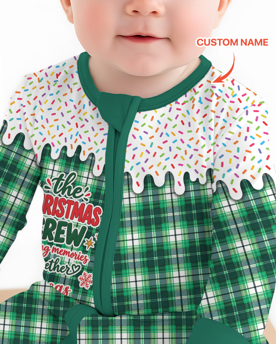 The Christmas Crew Custom Name Bamboo Convertible Zippy