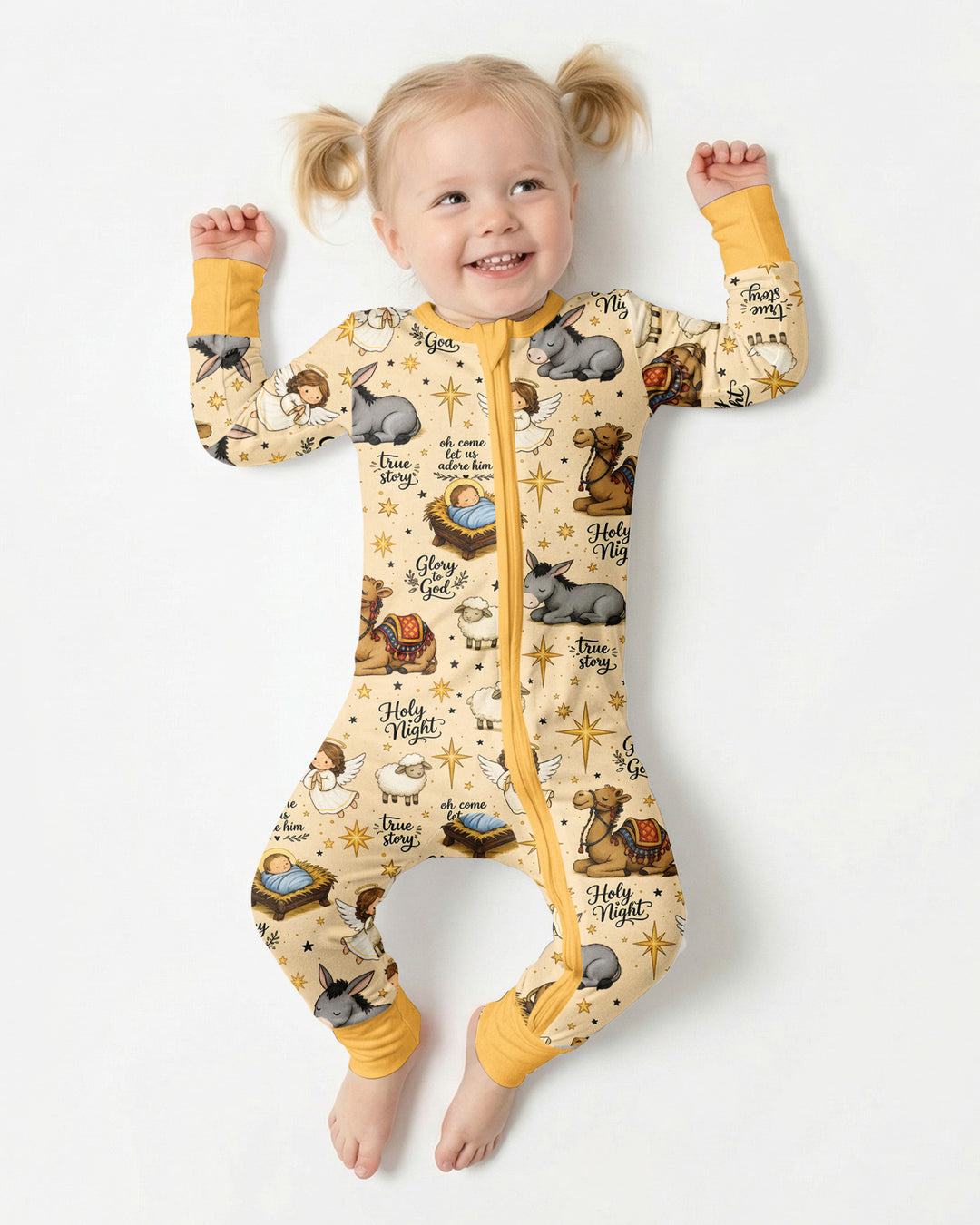 Nativity Christmas Holy Night Bamboo Convertible Zippy