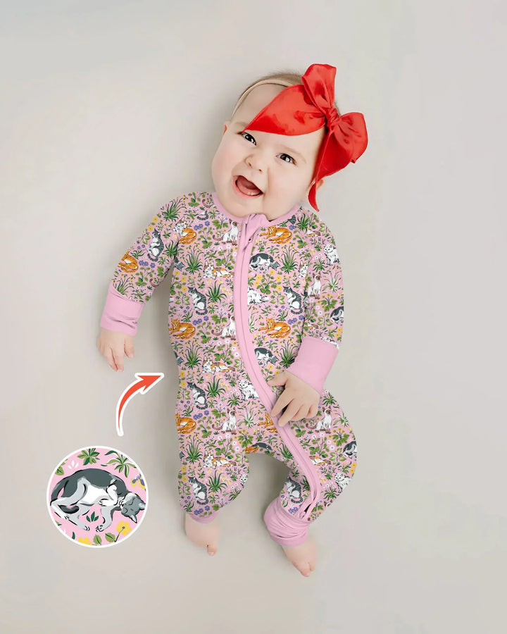 Kitten Garden Family Matching Bamboo Convertible Zippy