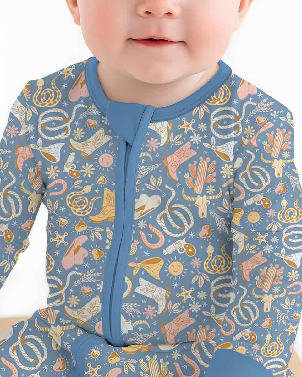 Doodly Cowboy Bamboo Convertible Zippy