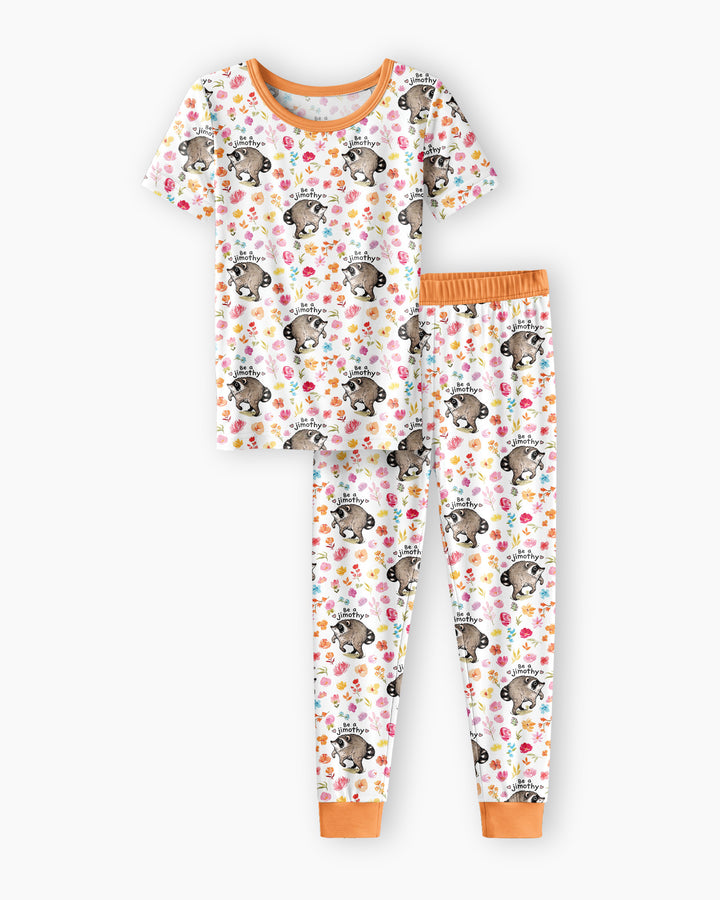 Be A Jimothy Family Matching Bamboo Two Piece Short Sleeve Pajama Set