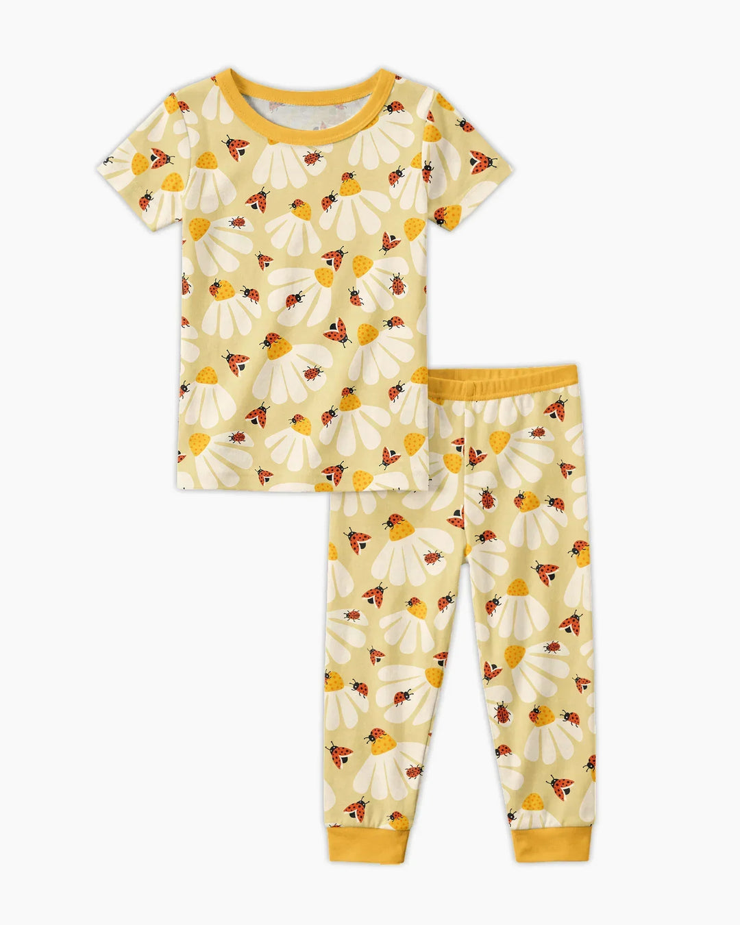 Lucky Little Bug Bamboo Two Piece Short Sleeve Pajama Set