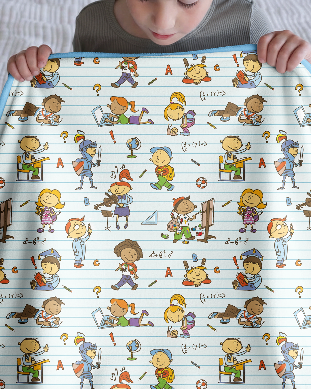 School Days Adventure Bamboo Blanket