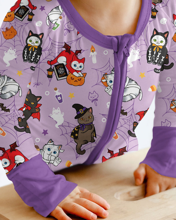 Spooky Kittie Bamboo Convertible Zippy