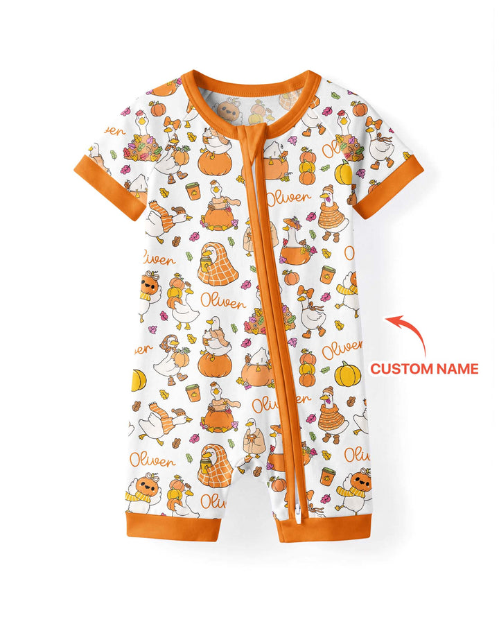 Fall Silly Goose Bamboo Shorty Zippy