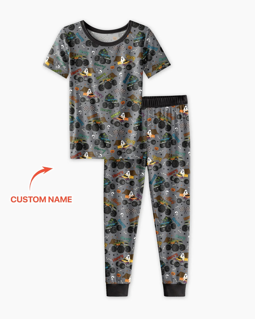 CUSTOM Template Bamboo Two Piece Short Sleeve Pyjamas Set