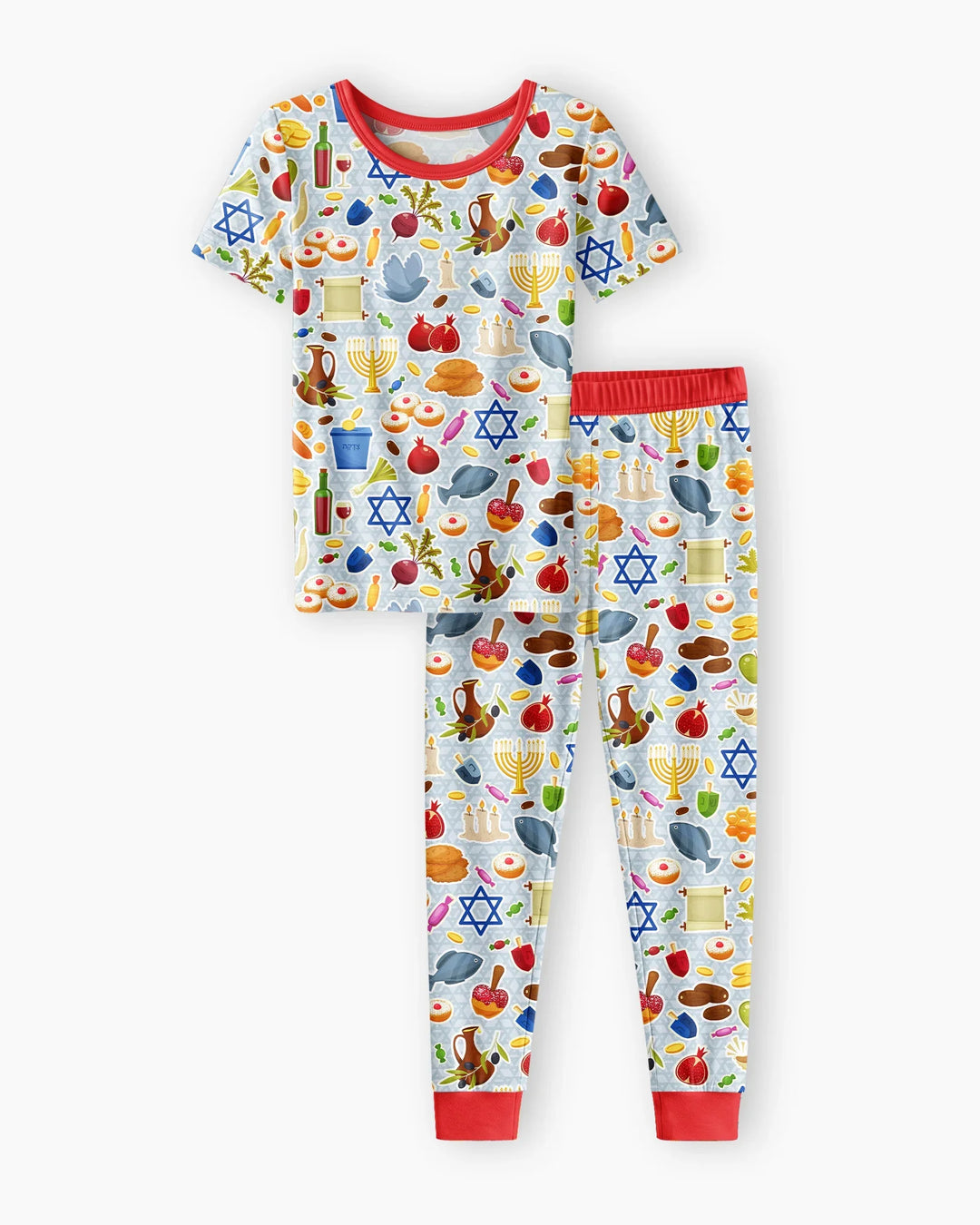 Shana Tovah Bamboo Two Piece Short Sleeve Pajama Set