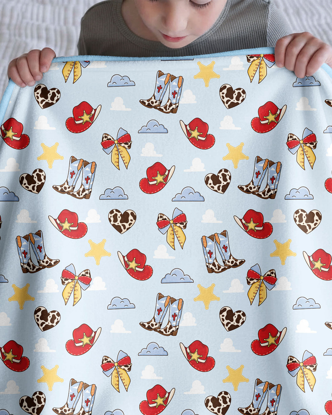 Cowboy Story Bamboo Blanket