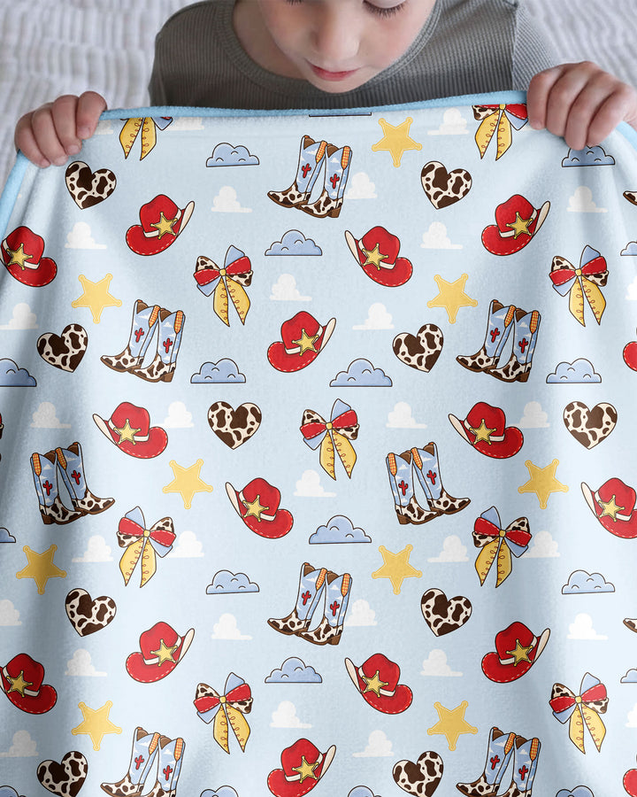 Cowboy Story Bamboo Blanket