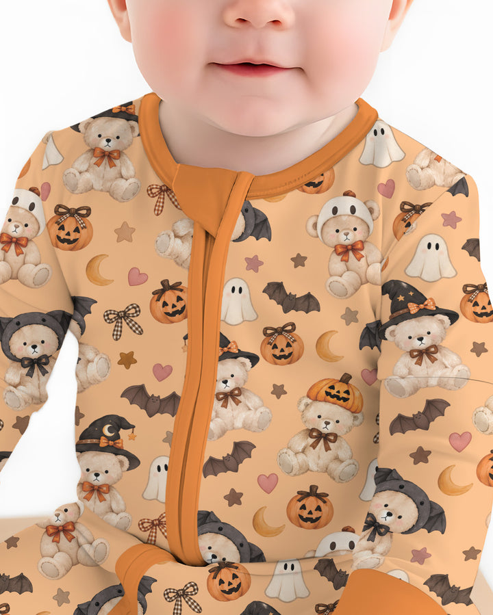 Cozy Coquette Teddy Bear Halloween Bamboo Convertible Zippy