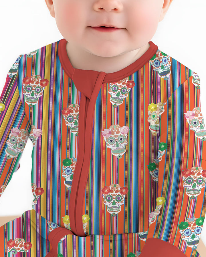 Day of the Dead Vintage Bamboo Convertible Zippy