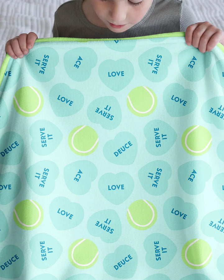 Tennis with Love Bamboo Blanket