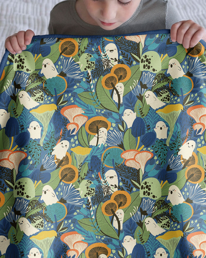 Ghost Forest Bamboo Blanket
