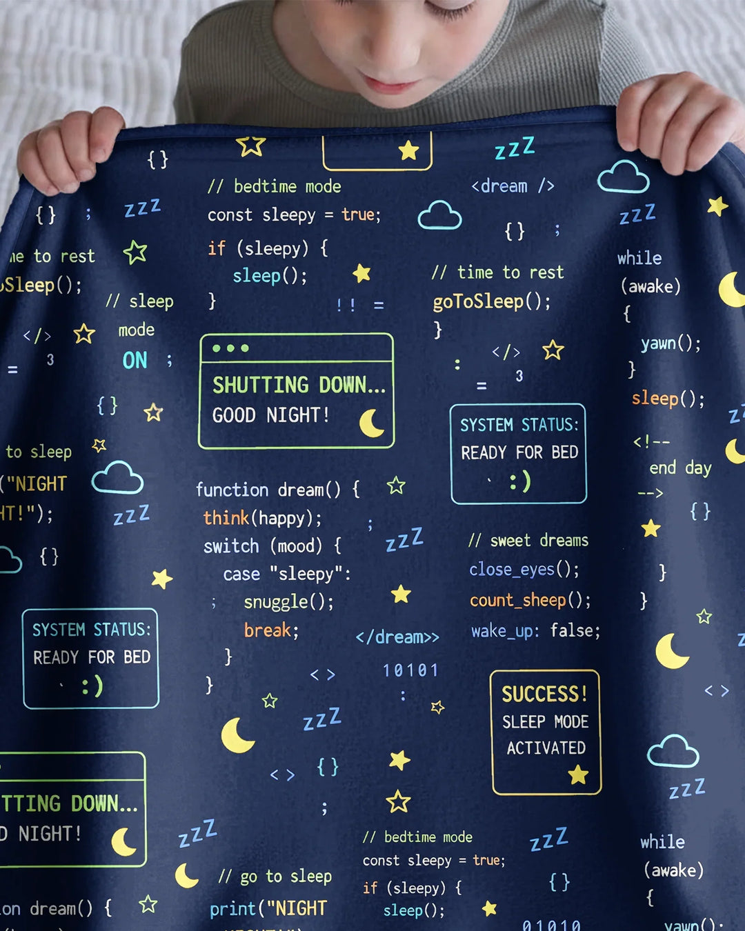 It Techy Job Matching Dad and Son Bamboo Blanket