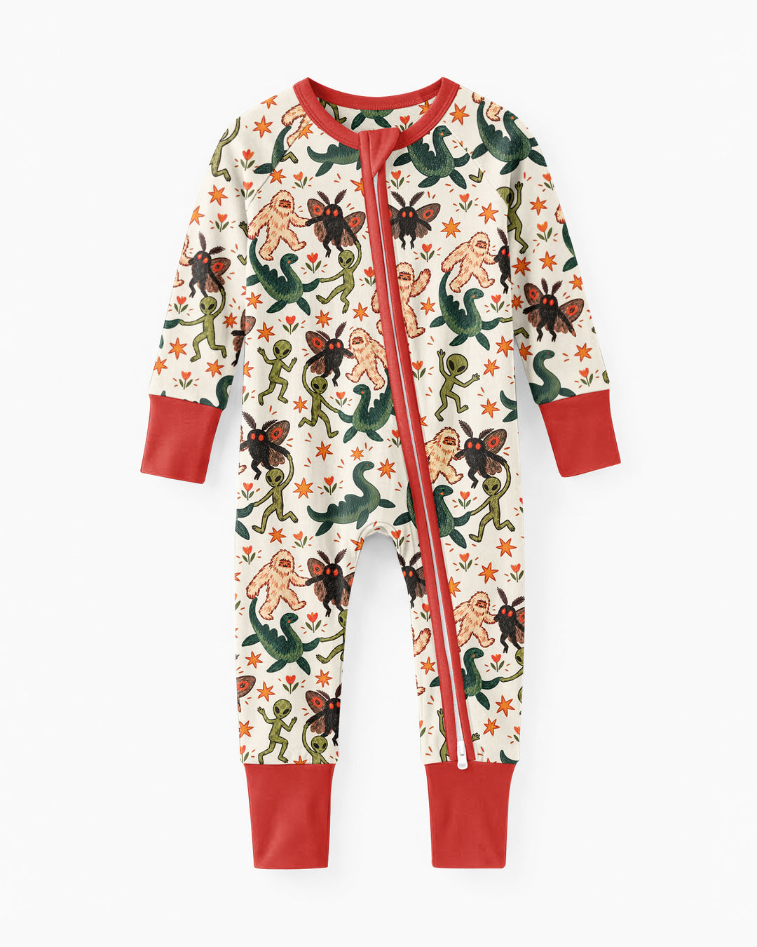 Dancing Cryptids Bamboo Convertible Zippy