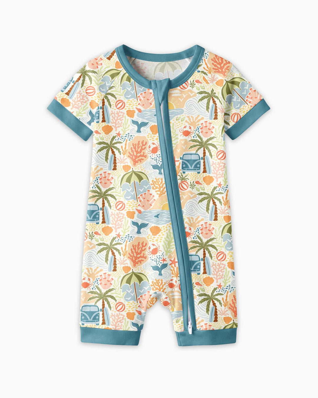Beachy Boho Bamboo Shorty Zippy
