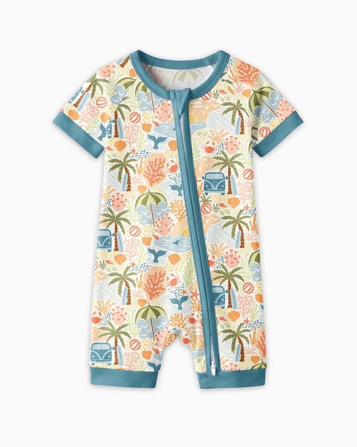 Beachy Boho Bamboo Shorty Zippy