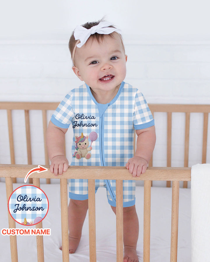 Teddy Bear Baby Bamboo Shorty Zippy