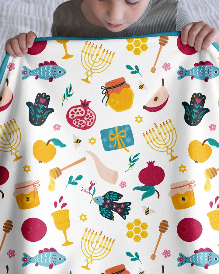 Shanah Tovah Party Bamboo Blanket