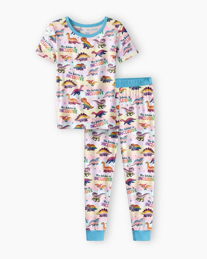 The Future is Inclusive Bamboo Two Piece Short Sleeve Pajama Set
