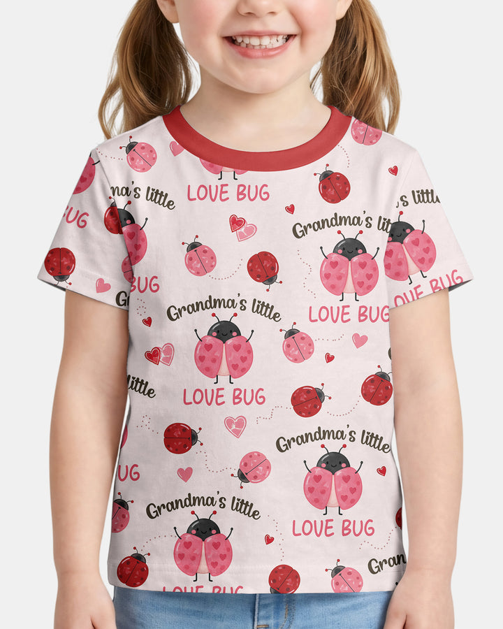 Grandma's Little Love Bug Bamboo Crewneck T-Shirt