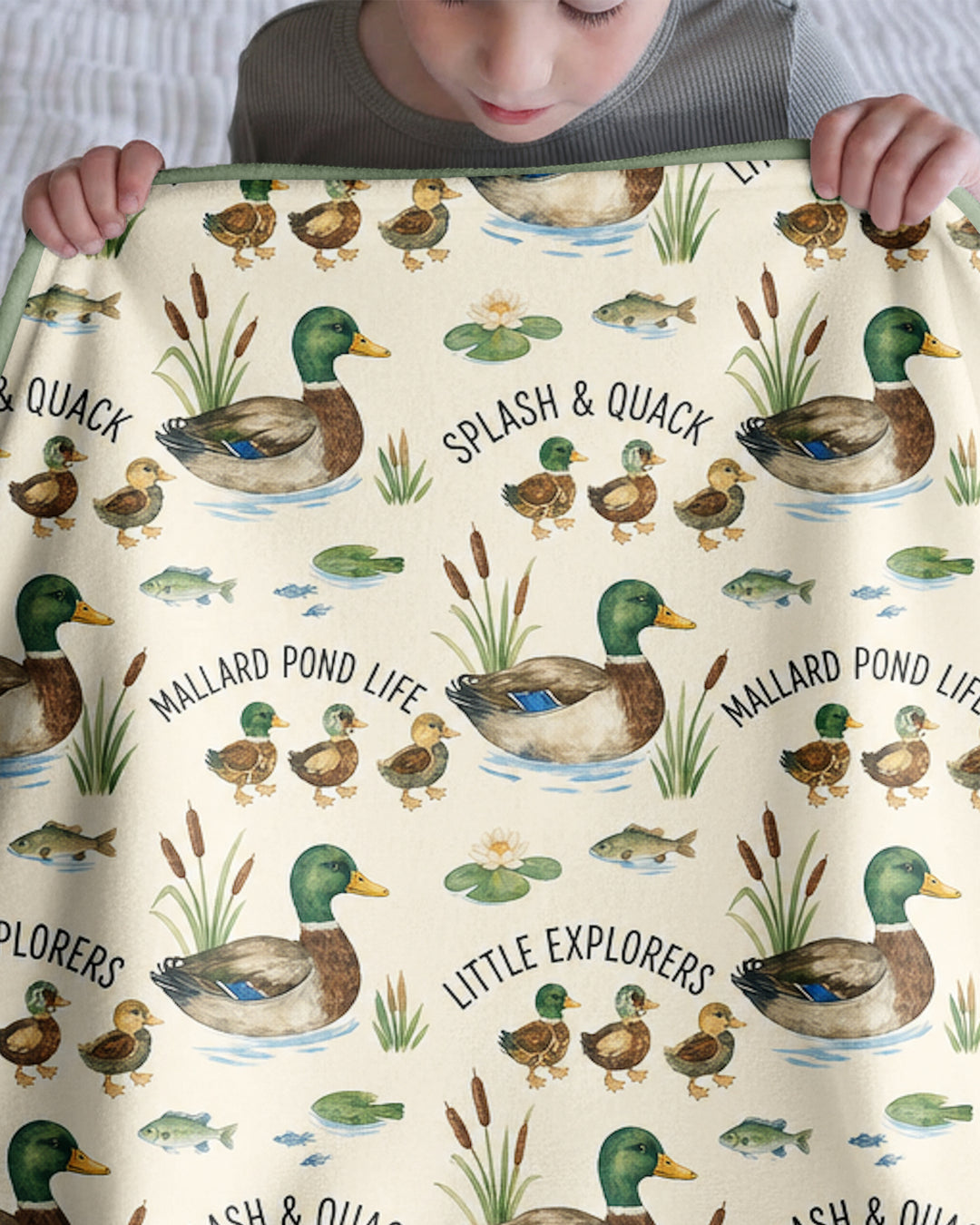 Little Mallard Bamboo Blanket