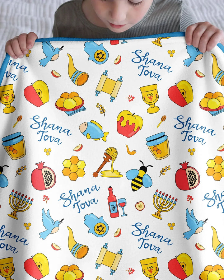 Shanah Tovah U'Metukah Bamboo Blanket